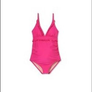 Ingrid & Isabel Pink Maternity Swimsuit